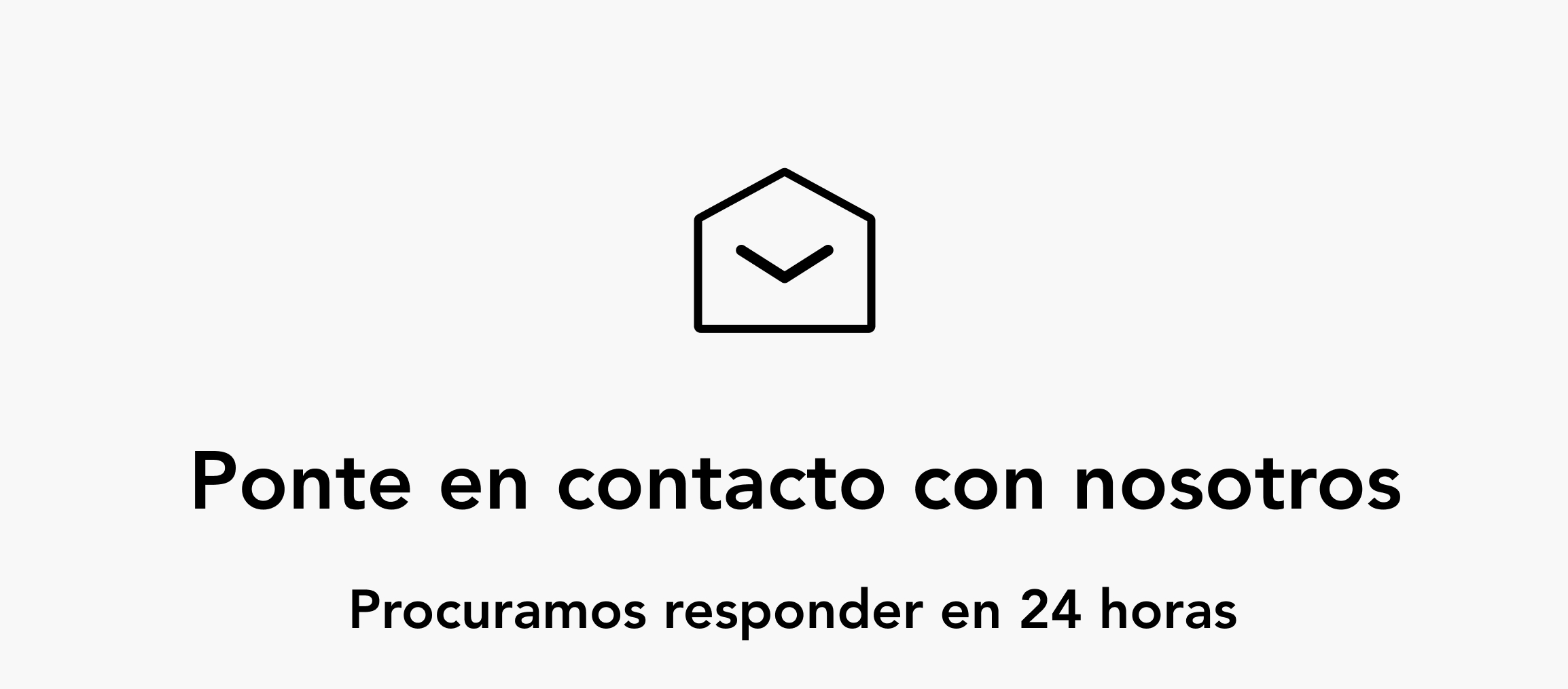 Ponte en contacto con nosotros
